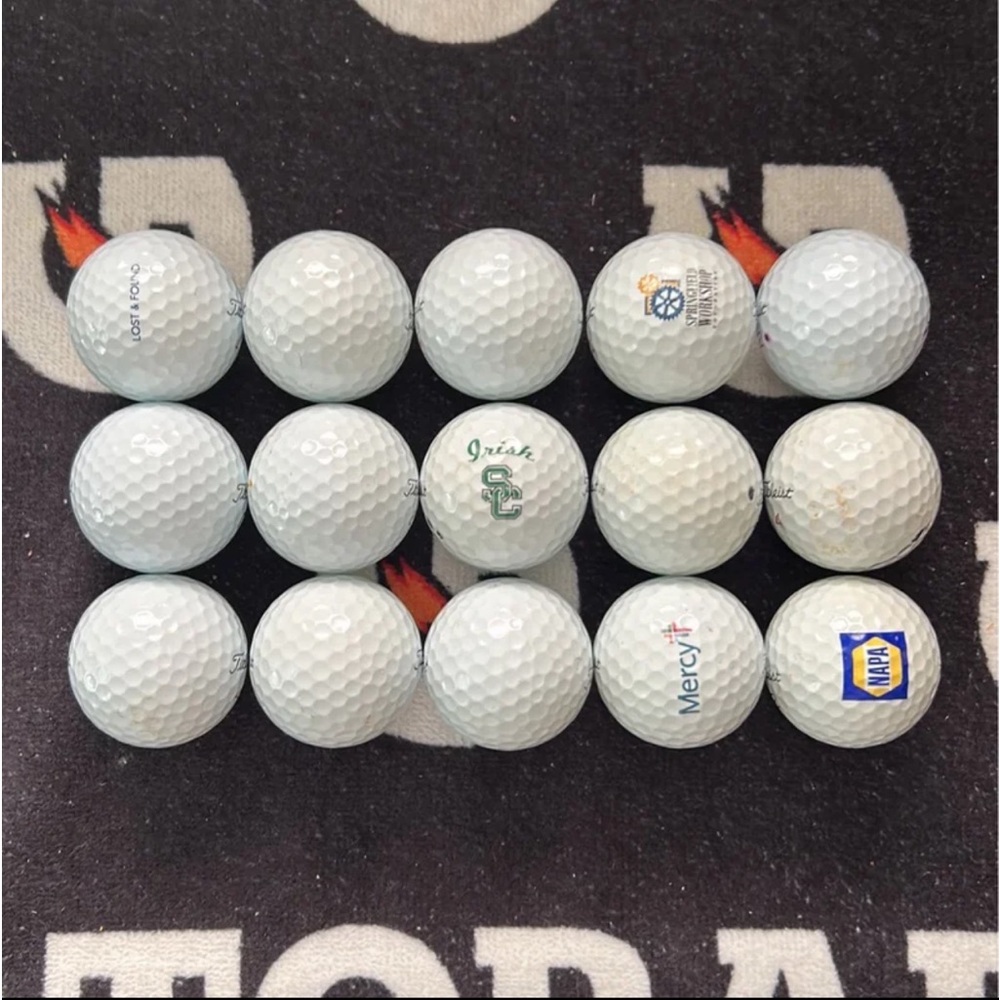 Titleist Pro v1 “Big” Dozen (15) Golf Balls in Good Condition